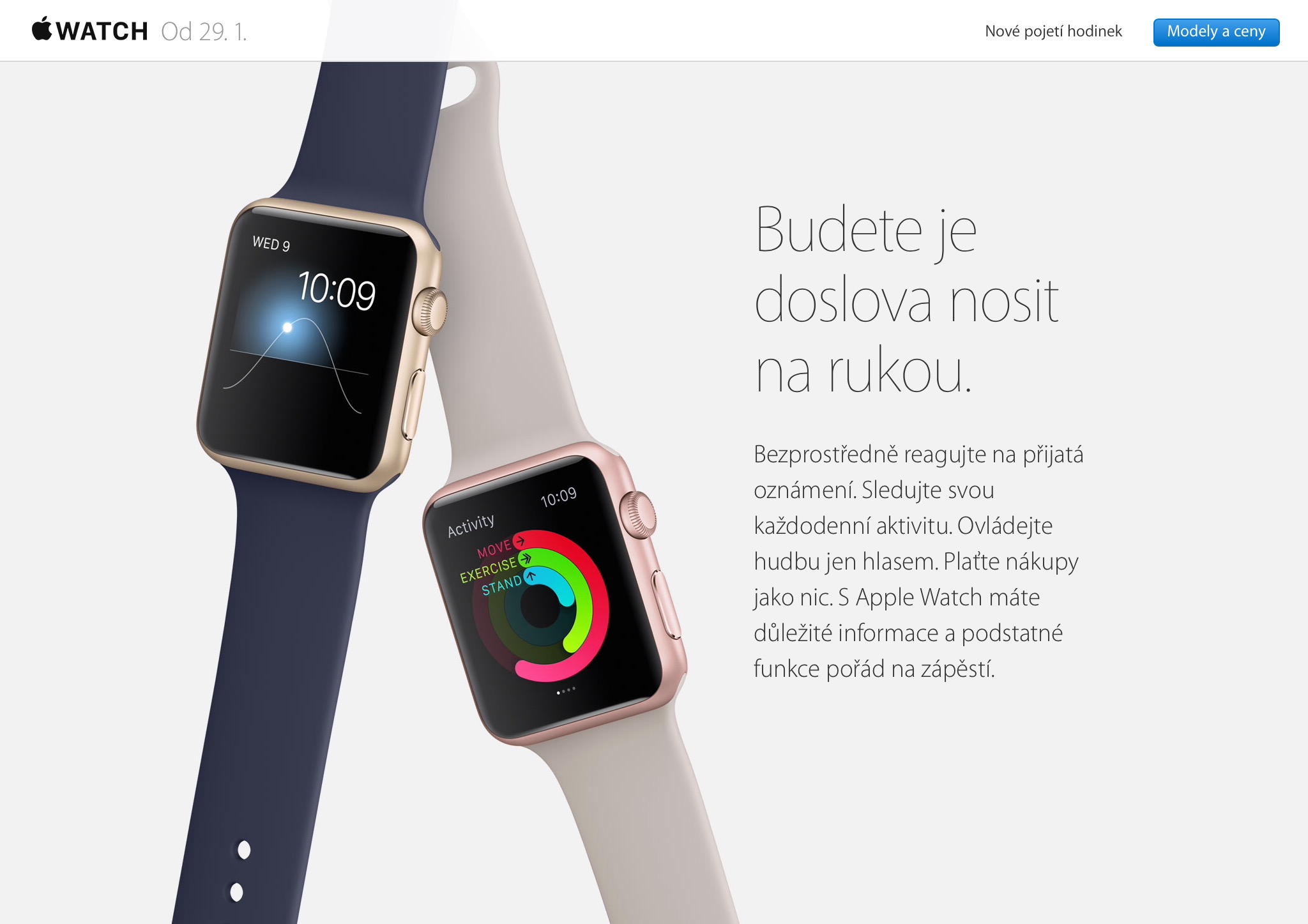 Apple Watch na českom Online Apple Store