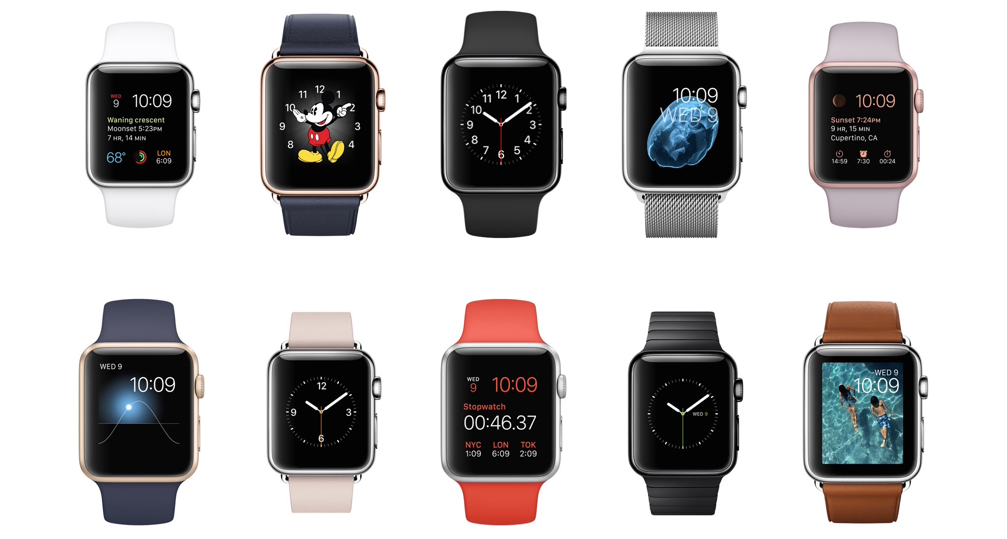 Všetky modely Apple Watch