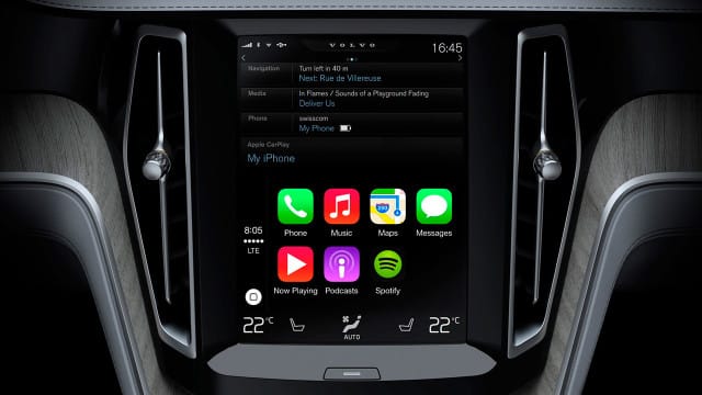 Volvo pridáva podporu Apple CarPlay do svojich áut