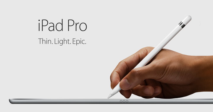 Apple predstavil iPad Pro, 12,9" iPad so stylusom