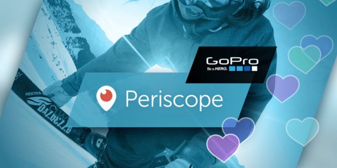 Odteraz môžete vďaka aplikácii Periscope naživo vysielať z GoPro