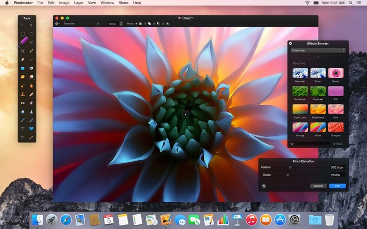 Pixelmator pre Mac dostal nové nástroje na úpravu fotiek